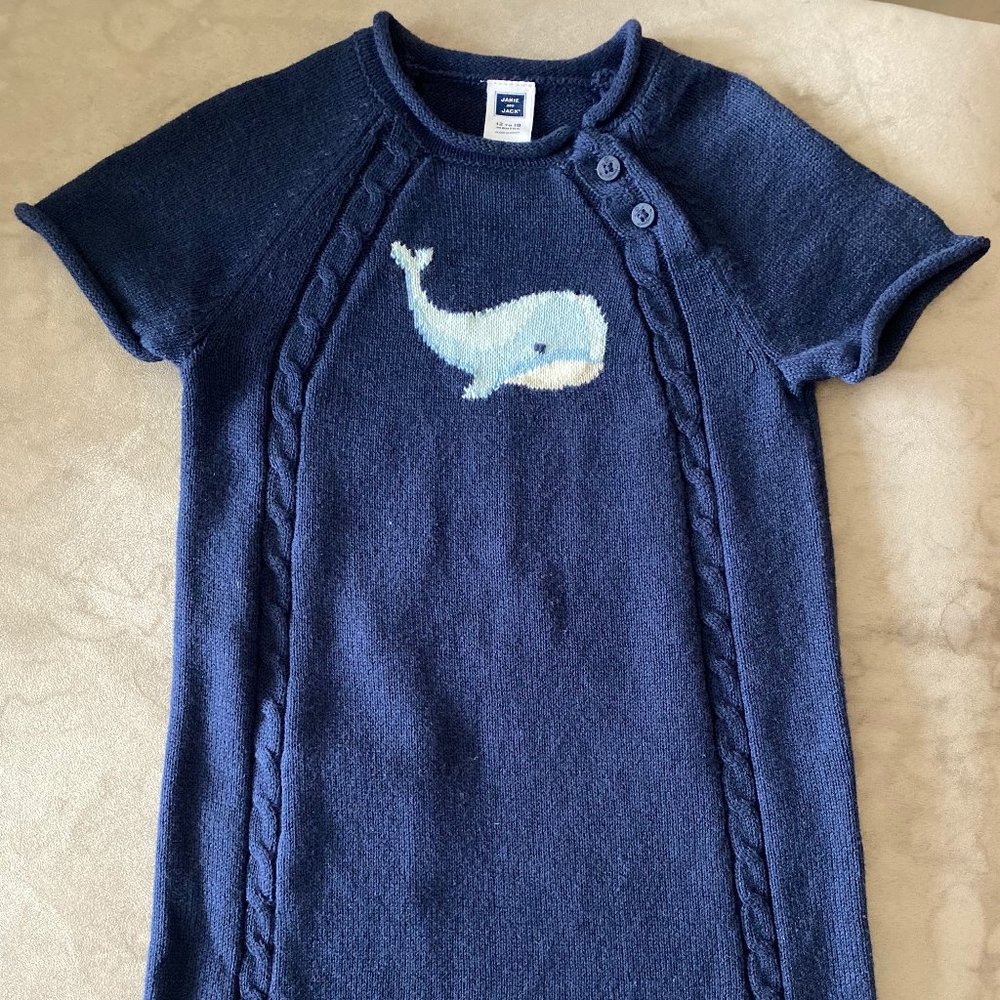Janie and Jack knit romper